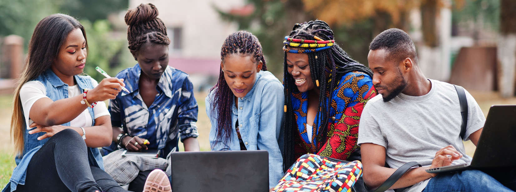 Common black college applications. Image of students.
