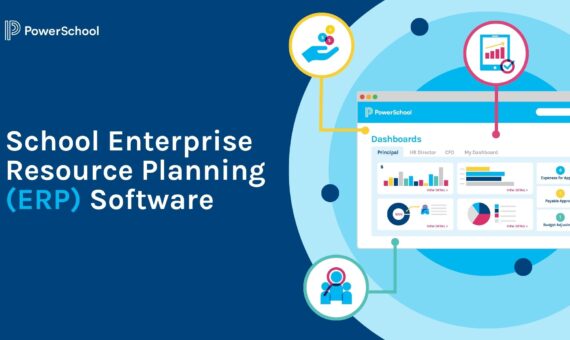 Image of School Enterprise ERP software showing a screen that displays what can be done with ERP software