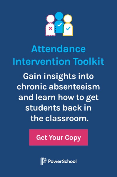 Attendance Intervention Toolkit Gain insights into chronic absenteeism and learn how to get students back in the classroom. Get Your Copy