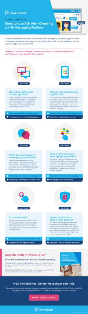 Digital Checklist: Questions to Ask when Choosing a K-12 Messaging ...