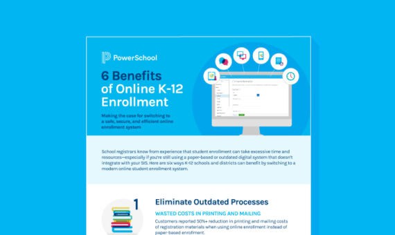 Benefits of online enrollment flyer thumbnail
