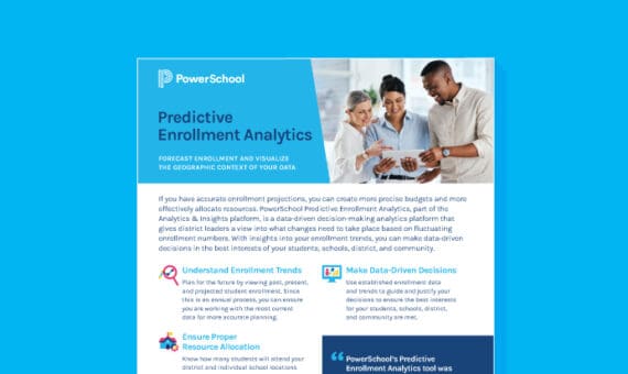 Predictive Enrollment Analytics flyer thumbnail